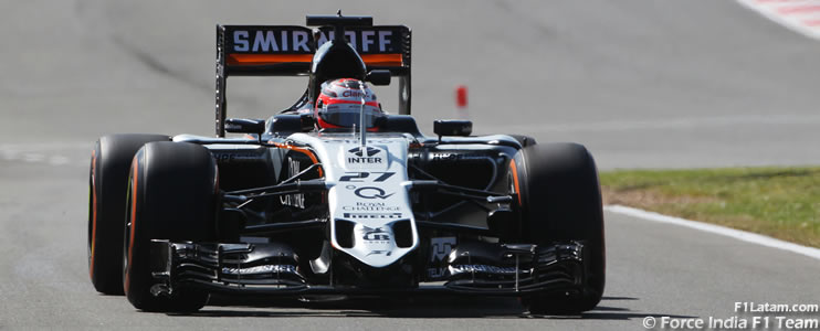 Hülkenberg y Pérez suman con el VJM08 actualizado - Reporte Carrera - GP de Gran Bretaña - Force India
 