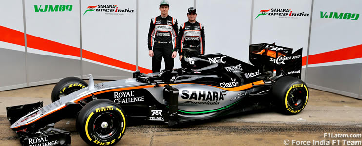 FOTOS-VIDEO: El nuevo Force India VJM09 de Pérez y Hülkenberg sale a la luz
 