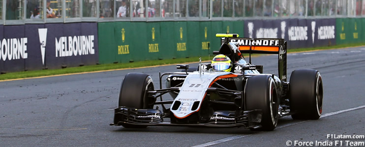 Carrera complicada para Sergio Pérez y puntos para Nico Hülkenberg
 