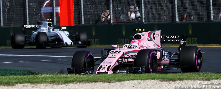 El mexicano Sergio Pérez inicia con pie derecho su participación en la temporada 2017 de F1 