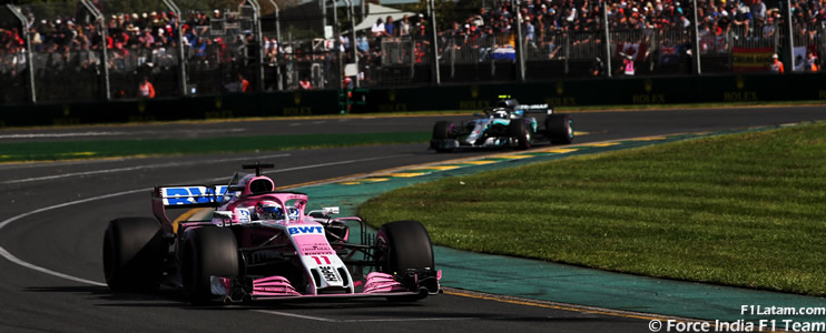 Sergio 'Checo' Pérez quedó a un paso de los puntos en el GP de Australia 
