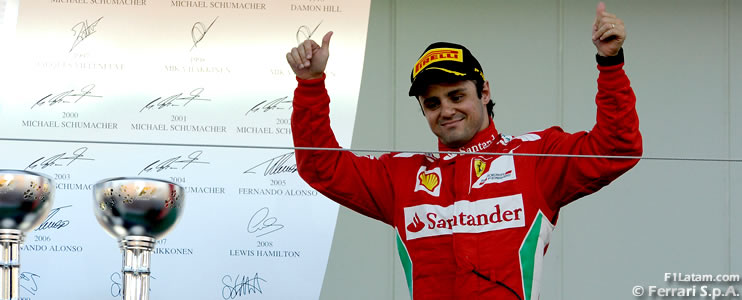 OFICIAL: Felipe Massa continuará siendo piloto de la escudería Ferrari en 2013

