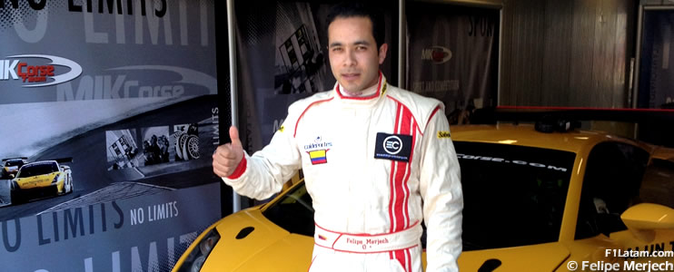 Felipe Merjech y Steven Goldstein, dupla colombiana en el Campeonato GT Sprint Europeo 
