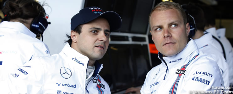 Felipe Massa y Valtteri Bottas exaltan las bondades de correr en el Circuito Internacional de Sakhir
 