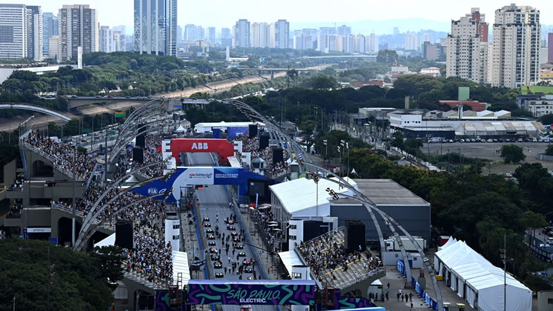 Todo listo en São Paulo para la cuarta válida de la FIA Fórmula E - décima temporada