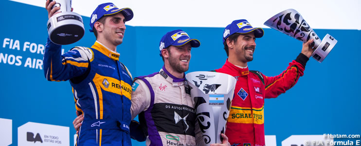 Sam Bird le dio la victoria a DS Virgin Racing en el ePrix de Buenos Aires de FIA Fórmula E
 