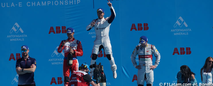 VIDEO: Sam Bird se llevó la victoria en el E-Prix de Santiago de Chile FIA Fórmula E