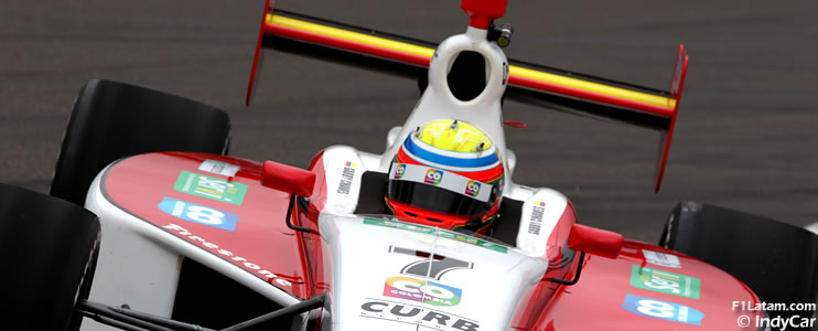 Colombianos Gabby Chaves y Carlos Muñoz se destacan en Indy Lights con victoria y liderato en Mid Ohio 