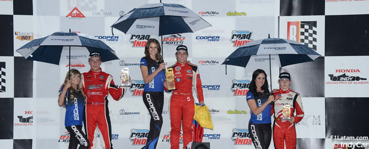 Segunda victoria de la temporada para el colombiano Gabby Chaves en Indy Lights
 