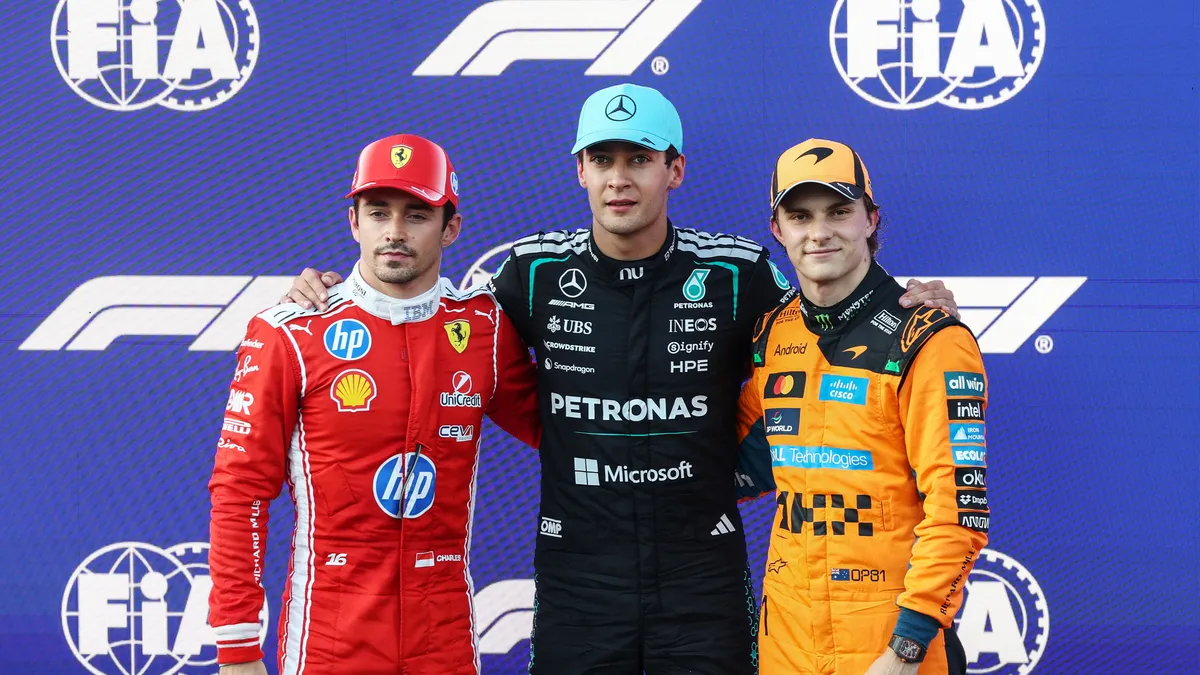 Aplastante pole position de Russell y colisión de Antonelli - Reporte Clasificación - GP de Azerbaiyán