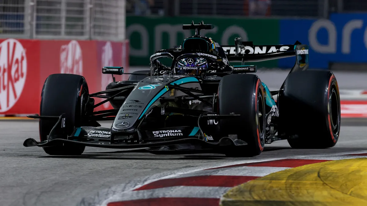 Parrilla de salida del GP de Singapur tras penalización para Russell