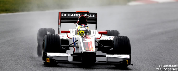 El británico James Calado comanda los tiempos - Test GP2 en Barcelona - Día 2 