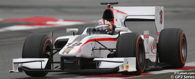 Stefano Coletti  lidera las pruebas - Test GP2 en Barcelona - Día 1 