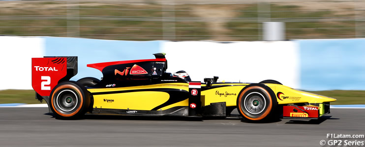 Tom Dillmann y Stéphane Richelmi lideran las sesiones - Test GP2 en Jerez - Día 2
