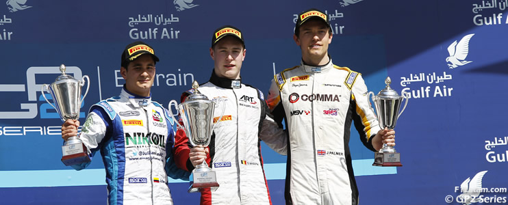 Podium para el piloto colombiano Julián Leal en la primera carrera de la temporada en la GP2 Series