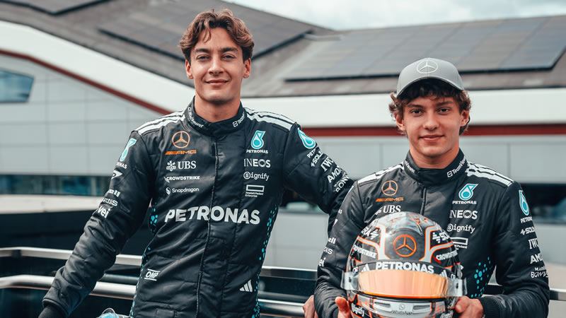 Mercedes asegura la continuidad de Russell y Antonelli en 2026