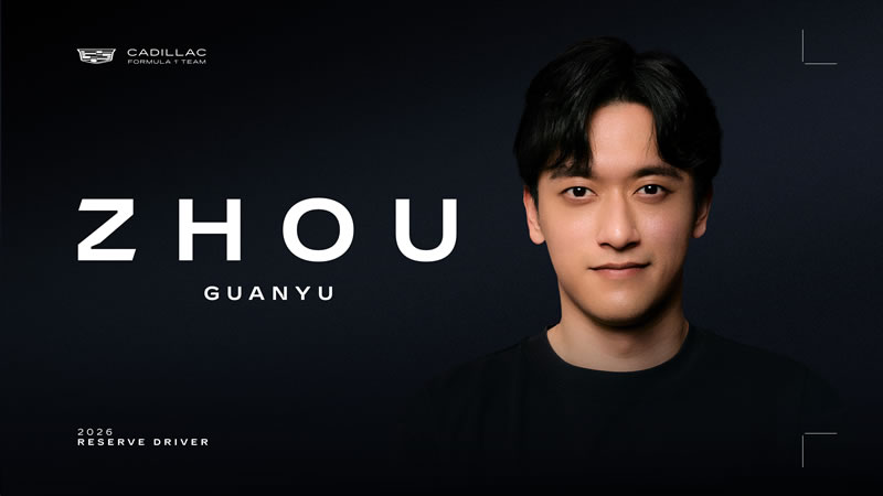 Cadillac F1 Team incorpora a Zhou Guanyu como piloto de reserva 