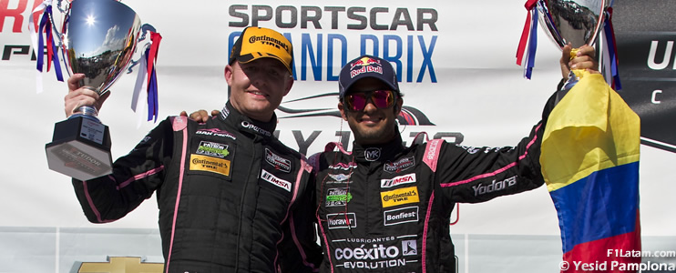 Victoria de punta a punta de Gustavo Yacamán y Olivier Pla en el Circuito de Mosport
 