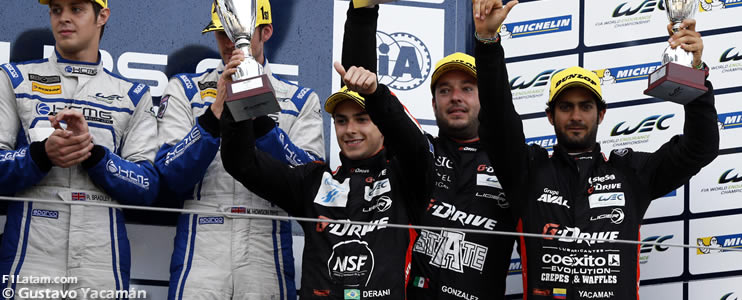 Yacamán, González y Derani logran el podio en las 6 Horas de Nürburgring del Campeonato Mundial de Resistencia 
 