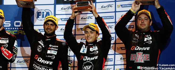 Podio de Yacamán, Derani y González en las 6 horas del Circuito de Las Américas en FIA WEC
