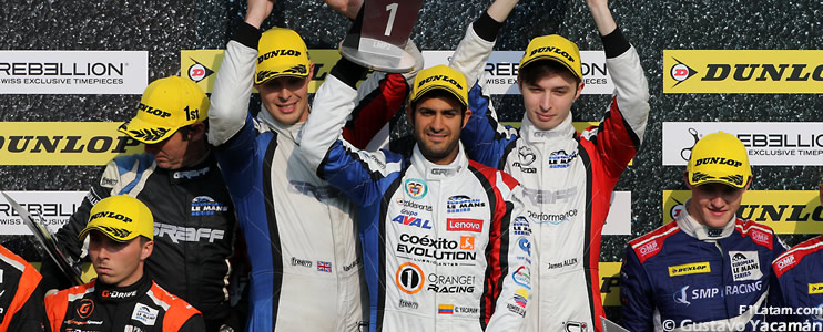 Victoria del colombiano Yacamán en European LeMans Series en Spa 