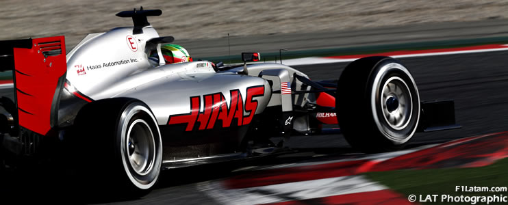 Esteban Gutiérrez satisfecho tras su primera semana de tests con Haas F1 Team 
