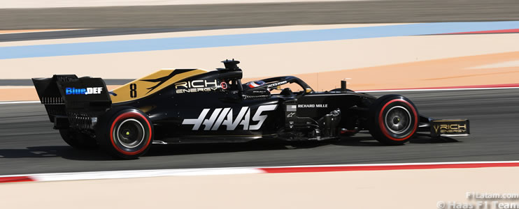 Grilla de partida del GP de Bahrein tras penalización a Romain Grosjean