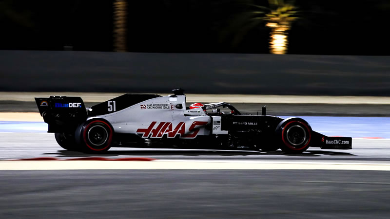 Grilla de partida del GP de Sakhir tras penalización para Fittipaldi 