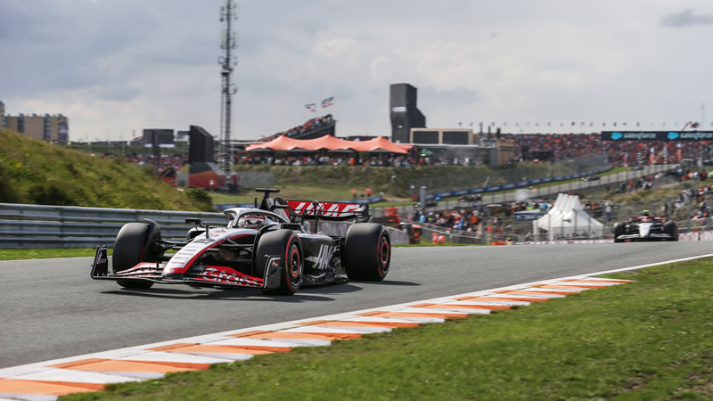 Haas F1 Team desea sumar puntos por primera vez en Zandvoort 