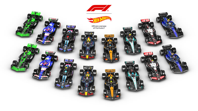 Mattel presenta la nueva colección Hot Wheels de autos de Fórmula 1 