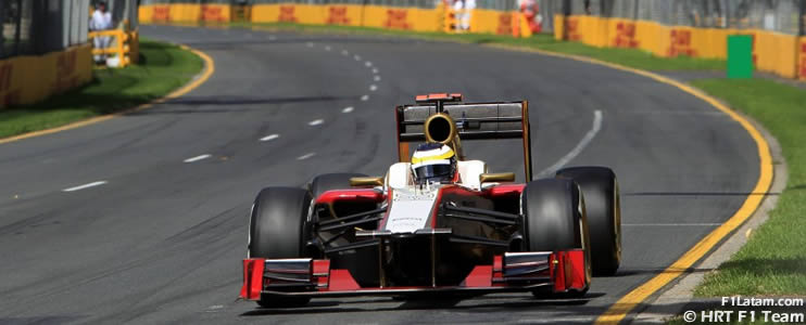 De la Rosa y Karthikeyan no podrán correr en Melbourne - Reporte Clasificación - GP de Australia - HRT
 