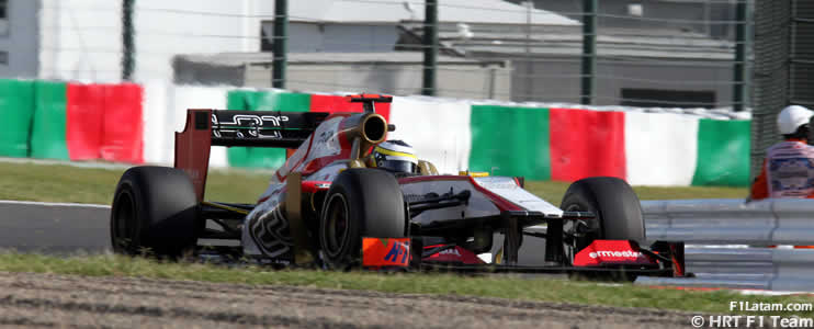 Gran trabajo y resultado para Pedro de la Rosa - Reporte Clasificación - GP de Japón - HRT 