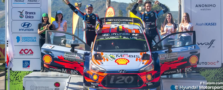 Neuville y Hyundai se llevan la victoria en el Rally de Argentina del FIA WRC