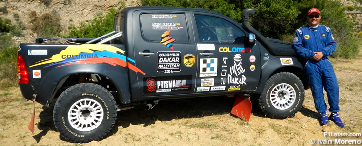 El piloto y rallista colombiano Iván Moreno debutará en Baja Aragón 2013
 