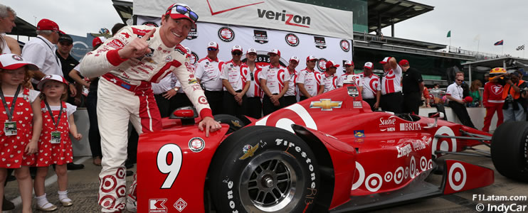 Scott Dixon logra la pole position en la edición 99 de las 500 millas de Indianápolis
 