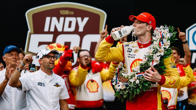 Newgarden se impone a Pato O'Ward en emotivo final de las 500 millas de Indianápolis