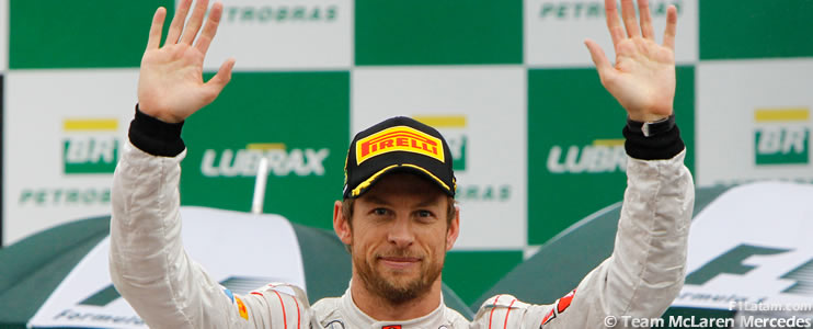 Button triunfa y Hamilton se despide sin el resultado esperado - Reporte Carrera - GP de Brasil - McLaren 