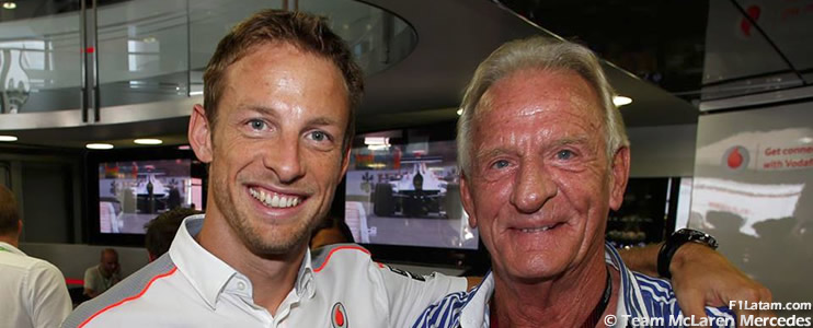 Jenson Button le rendirá tributo a su padre en Silverstone - Previo  - GP de Gran Bretaña - McLaren
