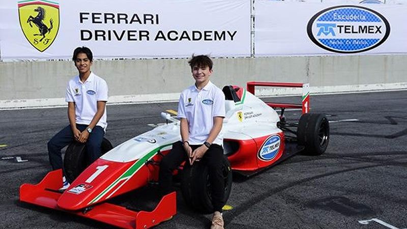 Jesse Carrasquedo y Emerson Fittipaldi Jr. disputarán un lugar en la Ferrari Driver Academy