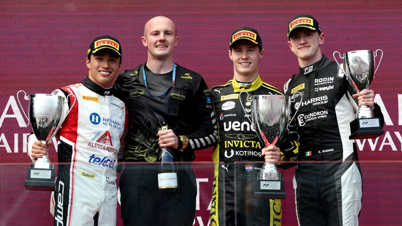 Victoria del paraguayo Joshua Dürksen y segundo lugar para el mexicano Noel León en inicio de la F2 en Melbourne