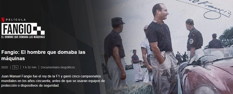 Netflix presenta documental del quíntuple campeón de la F1, Juan Manuel Fangio