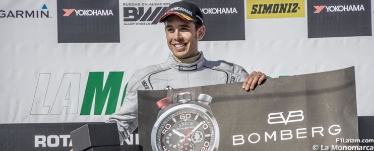 El colombiano Juan Manuel González corre este fin de semana en Caterham Competion en Francia