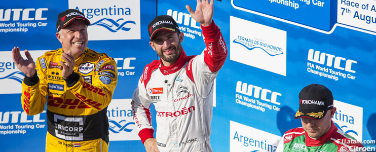 José María 'Pechito' López y Citroën mantienen su hegemonía en el WTCC en Argentina 