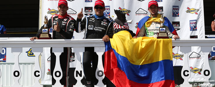 VIDEO: Primera victoria de Juan Pablo Montoya en su segunda fase en IndyCar
