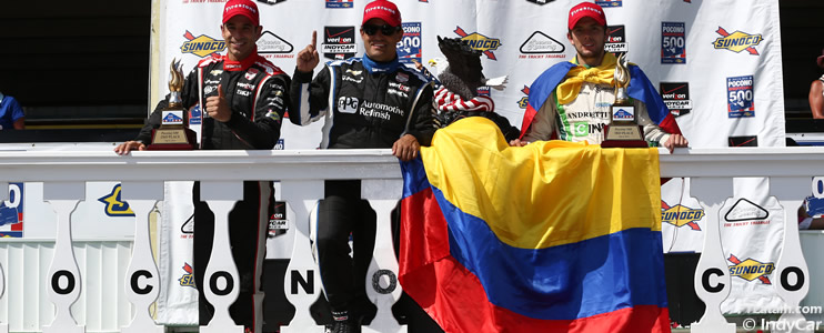 VIDEO: Primera victoria de Juan Pablo Montoya en su segunda fase en IndyCar
 