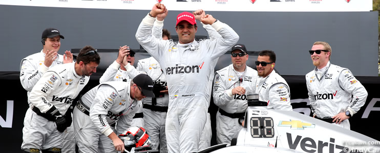 Juan Pablo Montoya gana e inicia con el pie derecho la temporada 2016 en IndyCar 