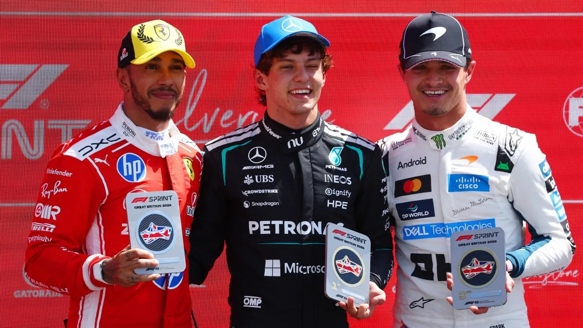 Antonelli derrota a Hamilton y se impone en Silverstone - Reporte Sprint - GP de Gran Bretaña