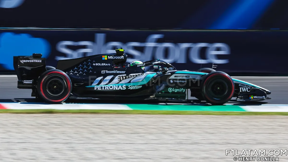 Parrilla de salida del GP de Italia  tras penalizaciones para Antonelli, Piastri, Albon y Lawson