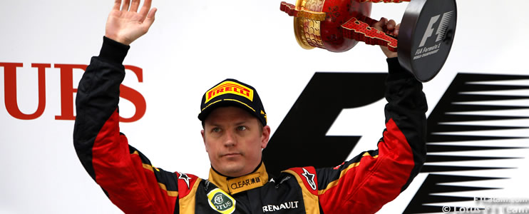 Con la segunda posición Räikkönen, se acerca al liderato - Reporte Carrera - GP de China - Lotus 