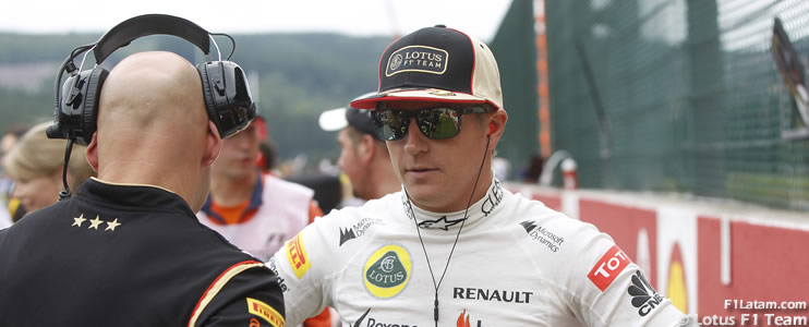 La escudería Lotus confía en la continuidad de Kimi Räikkönen en sus filas en 2014 